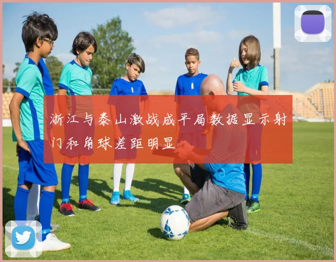 浙江与泰山激战成平局数据显示射门和角球差距明显